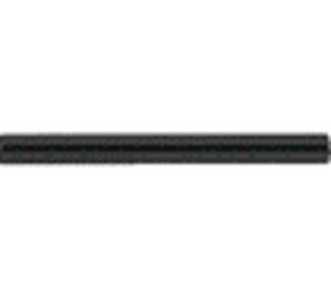 Tub allargat horitzontal sifó 1 1/4" negre